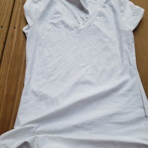 Small White V Neck